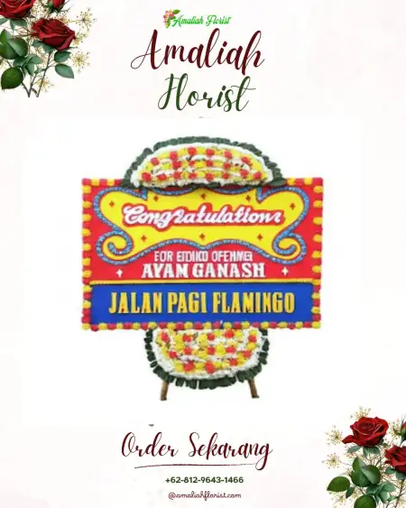 Sewa Papan Bunga Bunderan